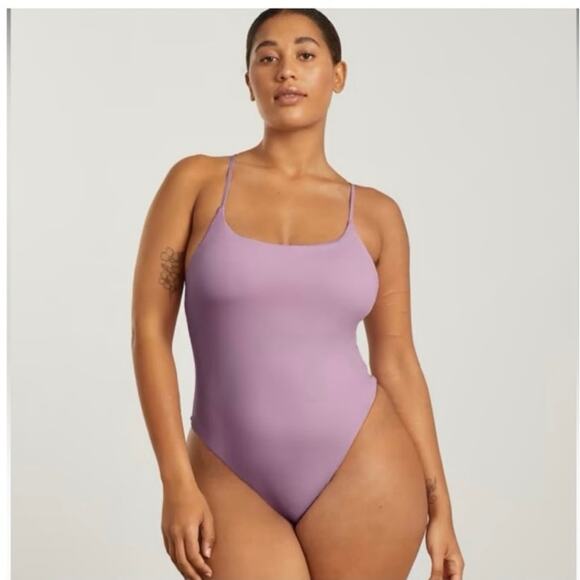 Everlane Other - Everlane The String Lavender Pink One-Piece, Size Large.